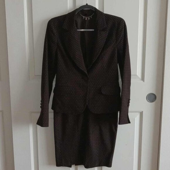 BEBE Vintage Blazer and Skirt Suit - Picture 1 of 12